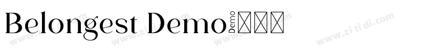 Belongest Demo字体转换